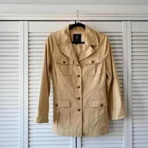 Rachel Zoe Fitted Utility Jacket Coat, Size Small